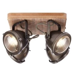 BRILLIANT Plafonnier Carmen Wood II