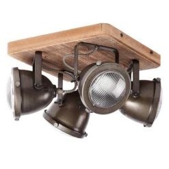 BRILLIANT Plafonnier Carmen Wood II -BRILLIANT Magasin 1000136206 181106 132935204 GALLERYIMAGES P000000001000136206