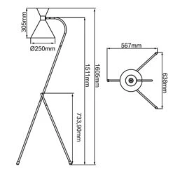 BRILLIANT Lampadaire Jervis -BRILLIANT Magasin 1000367756 221014 500 SKETCH DETAILS P000000001000367756 sketch
