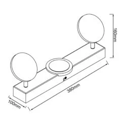 BRILLIANT Plafonnier Meriza I -BRILLIANT Magasin 1000367767 221014 500 SKETCH DETAILS P000000001000367767 sketch