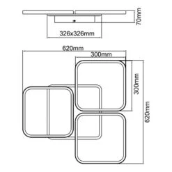 BRILLIANT Plafonnier Dennet IV 21 BRILLIANT Plafonnier Dennet IV -BRILLIANT Magasin 1000373750 230203 500 SKETCH DETAILS P000000001000373750 sketch