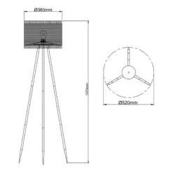 BRILLIANT Lampadaire Raffy II -BRILLIANT Magasin 1000373761 230203 500 SKETCH DETAILS P000000001000373761 sketch