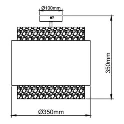 BRILLIANT Plafonnier Waterlilly -BRILLIANT Magasin 1000373782 230203 500 SKETCH DETAILS P000000001000373782 sketch