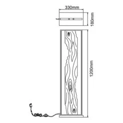 BRILLIANT Lampadaire Chaumont -BRILLIANT Magasin 1000373816 230207 500 SKETCH DETAILS P000000001000373816 sketch