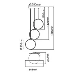BRILLIANT Suspension Chaumont III -BRILLIANT Magasin 1000373860 230207 500 SKETCH DETAILS P000000001000373860 sketch