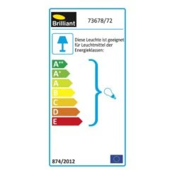 BRILLIANT Suspension Torbole -BRILLIANT Magasin pendelleuchte torbole glas holz 1 flammig 567121